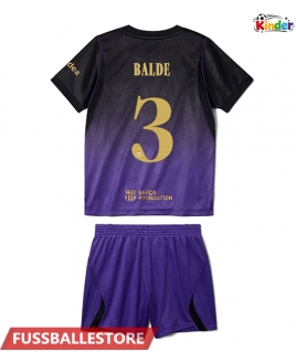 Günstige Barcelona Alejandro Balde #3 Auswärts Trikotsatzt Kinder 2026-27 Kurzarm (+ Kurze Hosen)